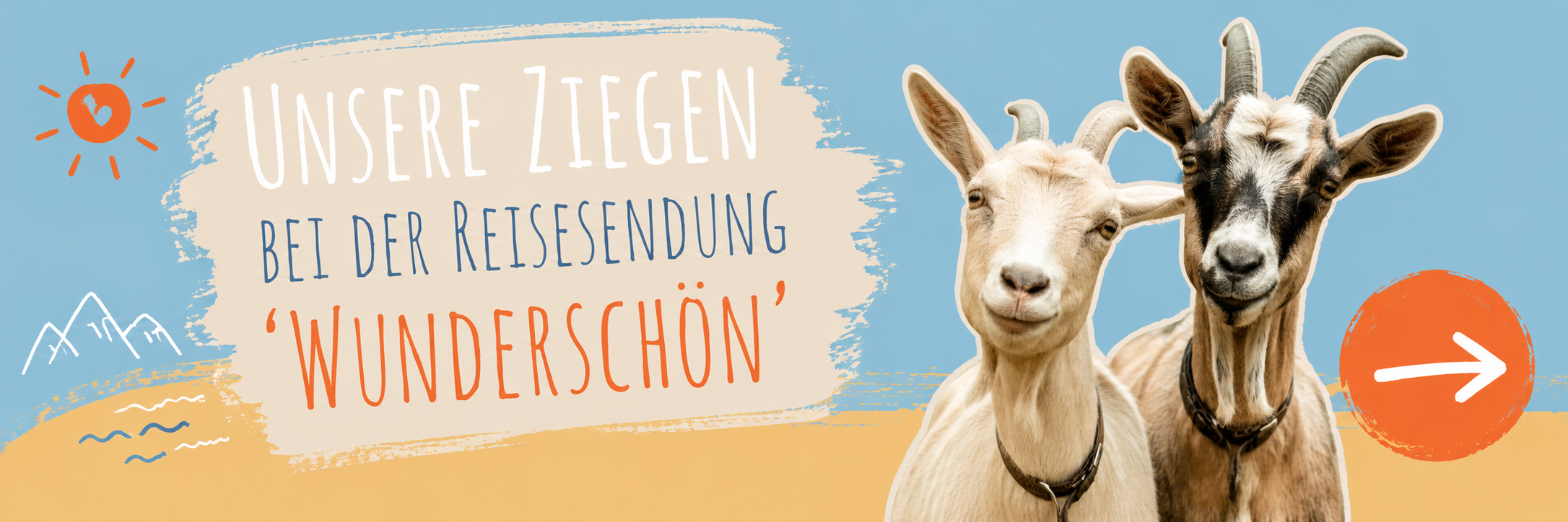 unsere ziegen